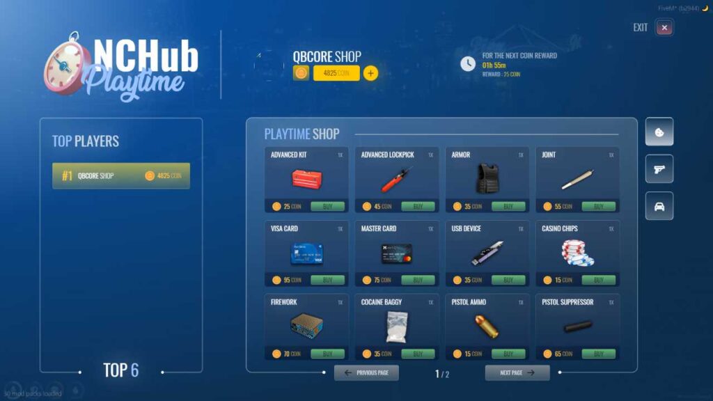 fivem daily reward script - QBCore Script