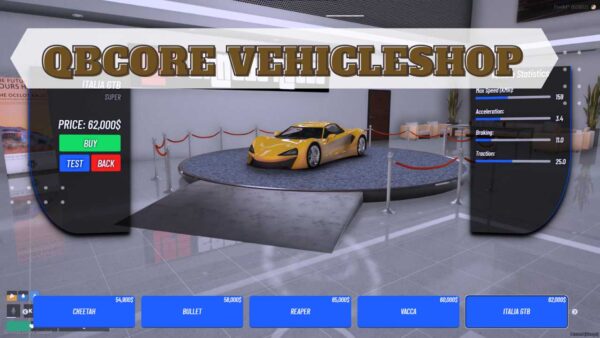 the free QBcoreqbcore vehicleshop on GitHub, featuring QB-VehicleShop v3. Discover a leak-free QBcore dealership script, troubleshooting