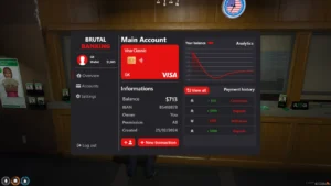 Fivem experience with our immersive bank system scripts, MLO designs, and robust banking systems. Unleash adrenaline-packed Fivem bank adventures now!
