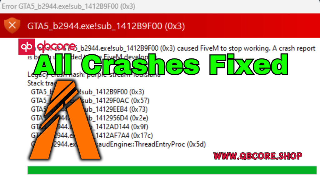 Expert solutions for 'Fix FiveM crashes' swiftly. Reliable troubleshooting to resolve FiveM crashes efficiently. Get stable gameplay now!