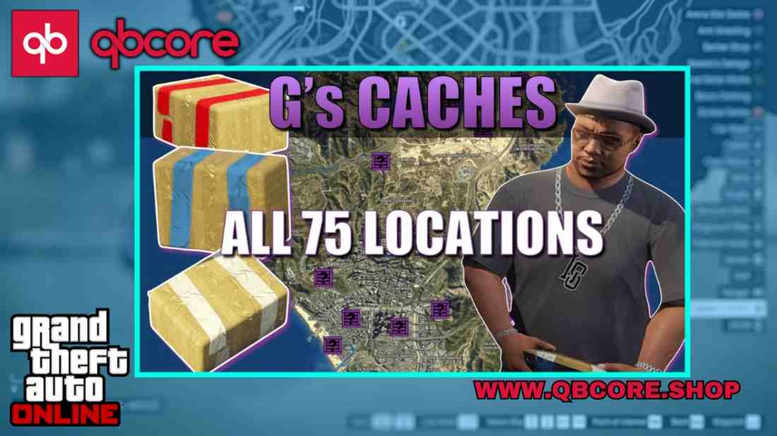 All Hidden Gs Cache locations In GTA Online 2024 Guide! QBCore Script