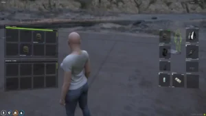 ProdigyRP-inspired FiveM inventory UI with backpack, stash, and weapon modules.